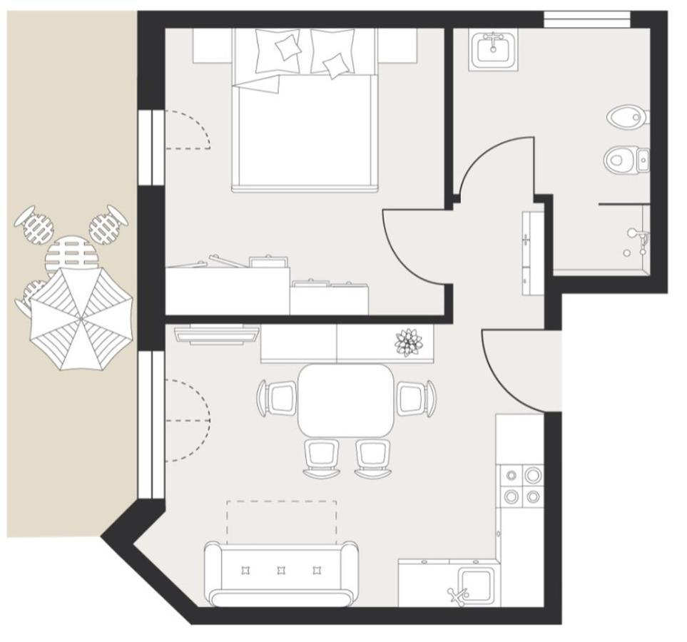Zum Sonnentor App Larix Apartment Lutago Exterior photo